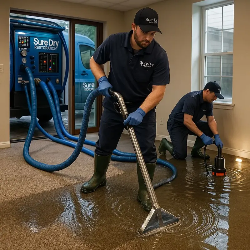 Water Extraction and Removal process in Halstead, KS